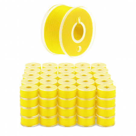 Mandala Crafts Prewound Bobbin Thread Prewound Bobbins for Embroidery Machines Singer Brother 144 PCs Class 15 60/2 60WT