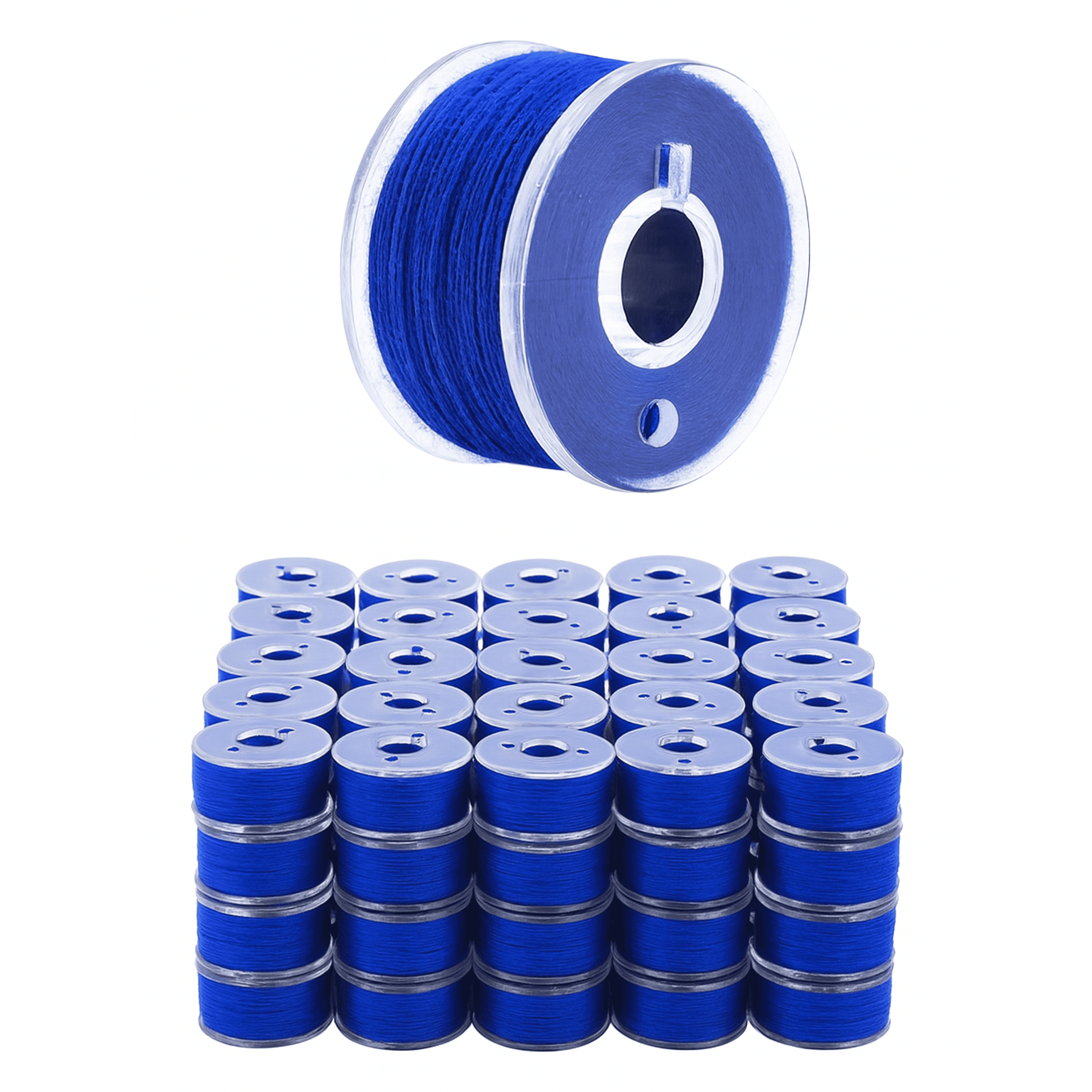 Mandala Crafts Prewound Bobbin Thread Prewound Bobbins for Embroidery Machines Singer Brother 144 PCs Class 15 60/2 60WT