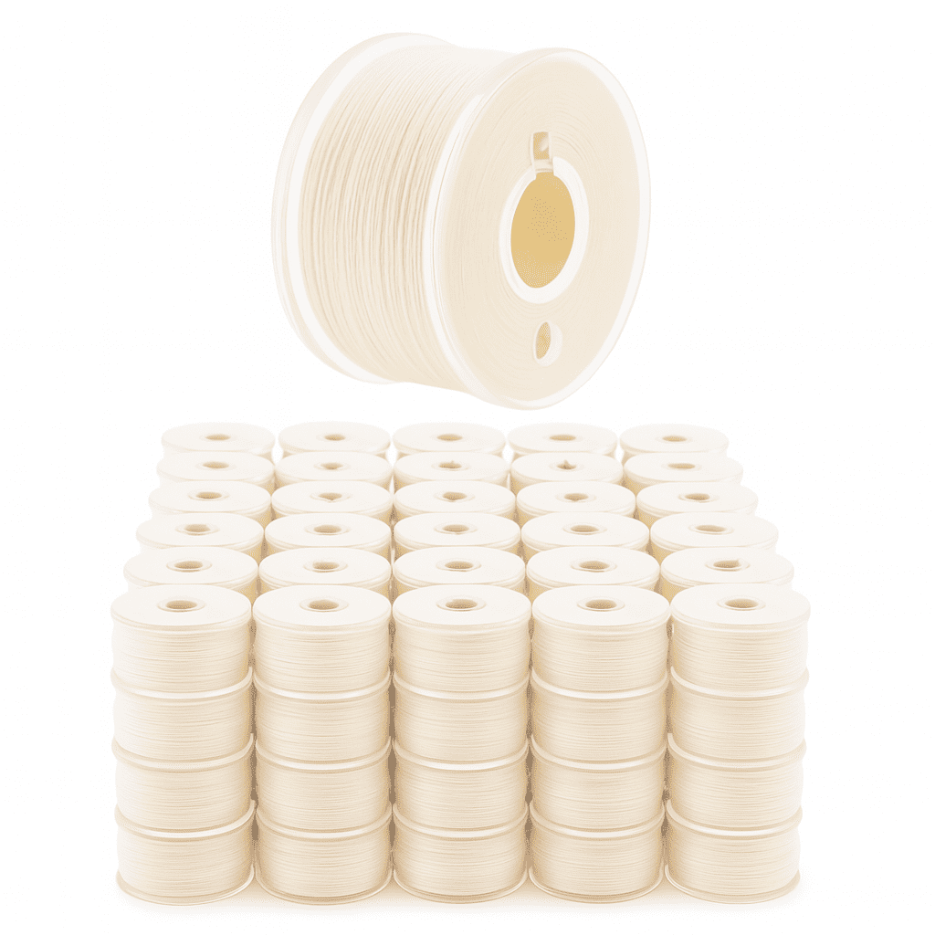 Mandala Crafts Prewound Bobbin Thread Prewound Bobbins for Embroidery Machines Singer Brother 144 PCs Class 15 60/2 60WT