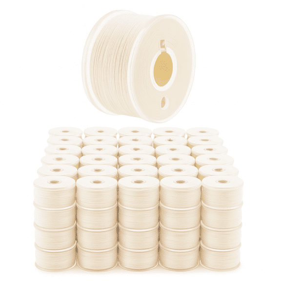 Mandala Crafts Prewound Bobbin Thread Prewound Bobbins for Embroidery Machines Singer Brother 144 PCs Class 15 60/2 60WT