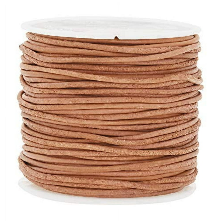 Cords Craft  1.5mm Round Leather Cord for Jewelry Making