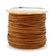 thumbnail image 1 of Mandala Crafts Round Cowhide Genuine Leather String Cord, Natural Rawhide Rope for Jewelry Making, Kumihimo Braiding, Shoelaces (1mm, Rust), 1 of 4