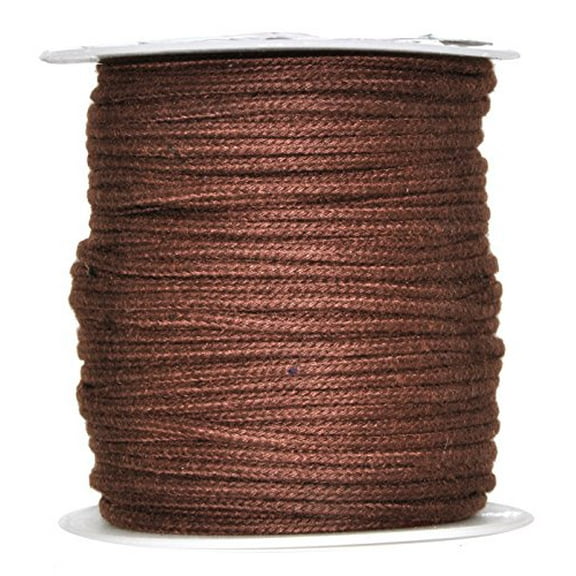 Mandala Crafts Soft Drawstring Replacement Rope Upholstery Crochet Macramé Cotton Welt Trim Piping Cord (Black, 5mm)