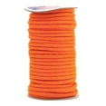 thumbnail image 1 of Mandala Crafts Soft Drawstring Replacement Rope Upholstery Crochet Macramé Cotton Welt Trim Piping Cord (Orange, 5mm), 1 of 4