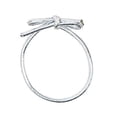 thumbnail image 1 of Mandala Crafts Stretch Loops with Pre-Tied Bows from Elastic Ribbon Metallic String for Gifts, Boxes, Tags; Pack of 100 (Silver, 18 Inches), 1 of 5