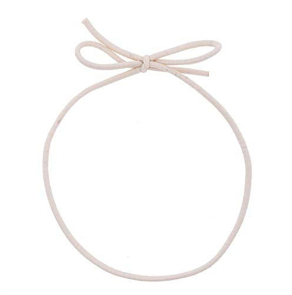 Mandala Crafts Stretch Loops with PreTied Bows from Elastic Ribbon String for Gifts, Boxes