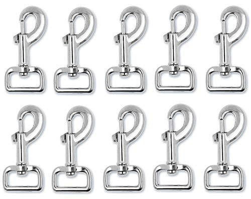 Mandala Crafts Swivel Snap Hooks Heavy Duty Trigger Clip Clasps for Dog  Leashes, Bags, Backpacks, Straps, Harnesses, 10 Pieces 