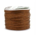 thumbnail image 1 of Mandala Crafts Waxed Cotton Cord, 0.5mm 109 Yards, Macramé Thread  (Russet Brown), 1 of 3