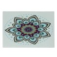 thumbnail image 1 of Mandala Cutting Board, Boho Lotus Flower Microcosm Motif Unique Retro Theme, Decorative Tempered Glass Cutting and Serving Board, Small Size, Purple Brown and Teal, by Ambesonne, 1 of 1