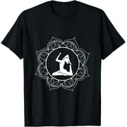 Mandala Design Yoga Outfit Men Woman Yoga Gift T-Shirt