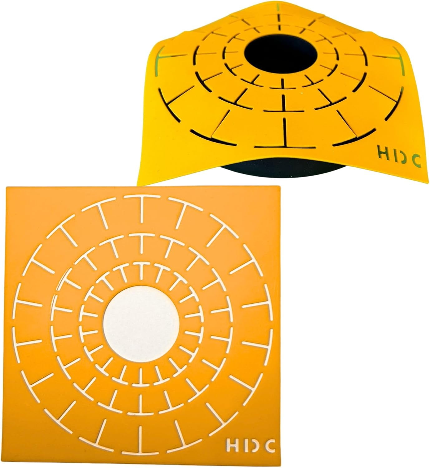 Mandala Dotting Stencils for Tea Light Candle Holder Castings - - 2 Pack Contains a 18 Segment and 12 Segment silione templates for Making guidelines