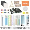 thumbnail image 1 of Cerem Mandala Dotting Tools Kit with Acrylic Paints & Stencils for DIY Rock Painting, Zen Therapy & Mindfulness, 1 of 9