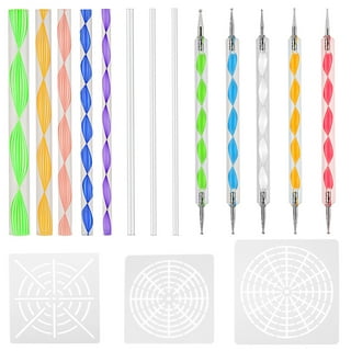 Mandala Dotting Stencil Tools Rock Painting Kit Ball Stylus Dotting Tools  Include Stencil, Paint Tray (17