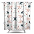 thumbnail image 1 of Mandala Elephant Shower Curtain, Retro Boho Ethnic Print Waterproof Bathroom Drapes with Rust-Resistant Grommets & 12 Hooks 84x72 Inch, 1 of 5