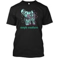thumbnail image 1 of Mandala Elephant Simply Southern T-Shirt Made in the USA Size S to 5XL, 1 of 2