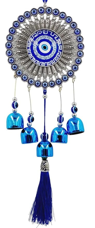 Mandala Evil Eye Wind Chimes for Balcony Hanging for Home Entrance Door Decoration House Warming Gifts for New Home