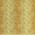 thumbnail image 1 of Ambesonne Mandala Fabric by the Yard Upholstery, Flourishing Paisley, 5 Yards, Yellow and Pale Yellow, 1 of 4