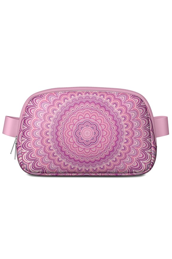 Mandala Fanny Pack for Women – Colorful Psychedelic Waist Bag with Abstract Geometric Pattern, Zen Meditation Style for Spiritual & Healing Vibes