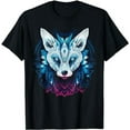 thumbnail image 1 of Mandala Fantasy Artwork - Animal Art Fox T-Shirt, 1 of 3