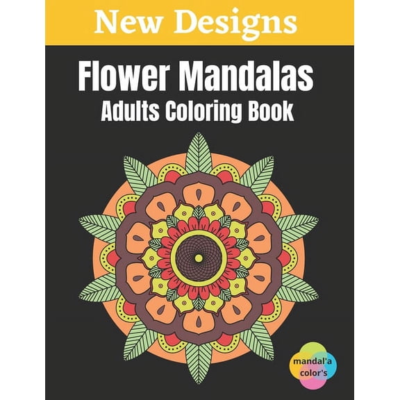 Mandala Fleur - Livre de coloriage pour adultes: Mandala fleur colorier, Ce Livre de Coloriage Pour Adulte Anti Stress vous Apportera Zenitude et Positivit - Livre coloriage art therapie, 50 Mandal