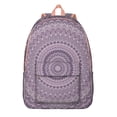 thumbnail image 1 of Mandala Floral Boho Backpack with Computer Pocket, Spacious College School Bookbag, Lightweight Daypack for Work and Travel, Wonderful Gift, 1 of 5