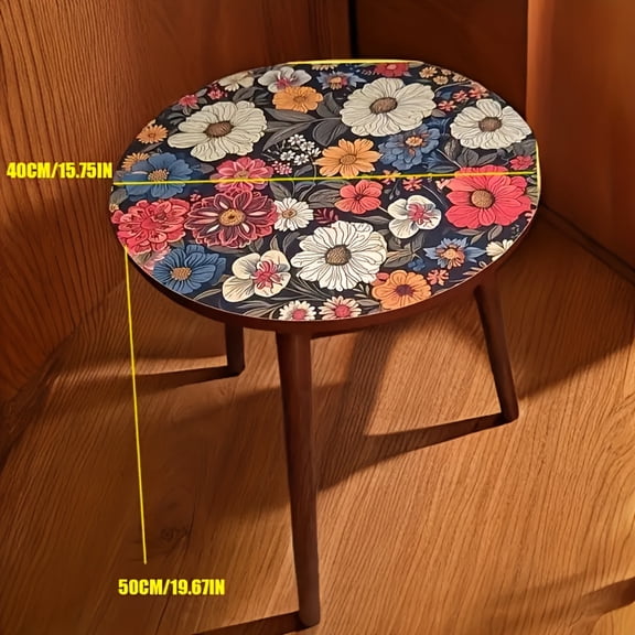 Mandala Flower Side Table - Sturdy Multi-Functional Coffee Table | Space-Saving for Living Room, Bedroom & Outdoor Use"