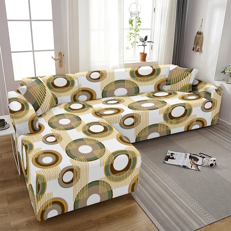 Mandala Geometric Corner Sofas Cover Rings Sofa Bed Cover Sofa Bed