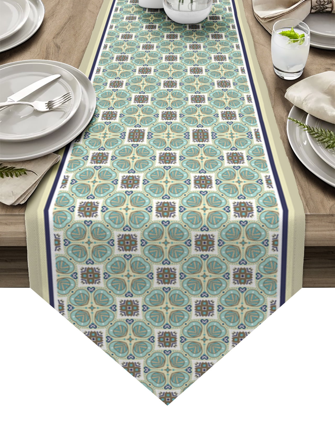 Mandala Golden Pattern Art Table Runner ration Home ration Table ration