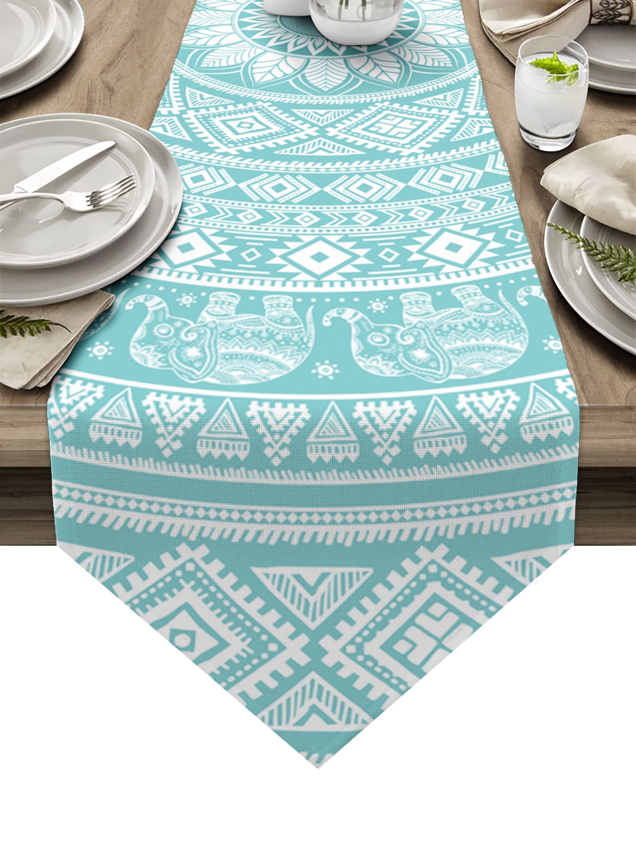Mandala Golden Pattern Art Table Runner ration Home ration Table ration