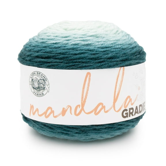 Lion Brand Mandala Gradient Dark Teal Yarn
