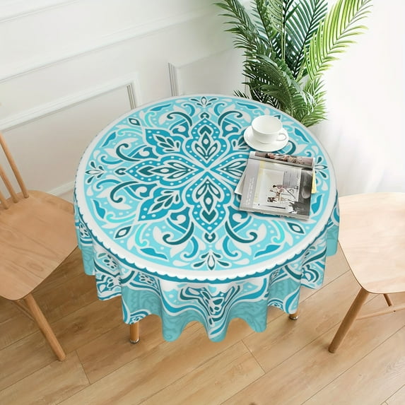 Mandala Gradient Oriental Mysticism Abstract Retro Fashion Waterproof Tablecloth Boho Native Cosmos Art Coffee Picnic Mat