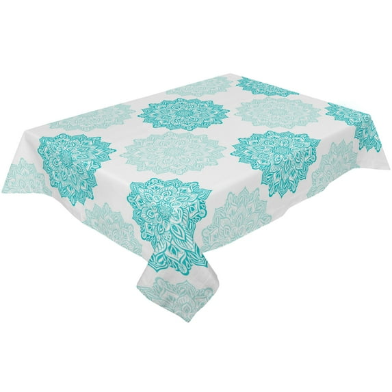 Mandala Gradient Wedding Party Table Cloth Waterproof Oilproof Dining Table Cover Kitchen Home Decor Tablecloth