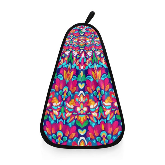 Mandala Hanging Towel Hand Towel 16.53x12.20in Quick-Drying for Kitchen and Bathroom Use