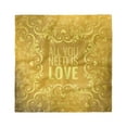 thumbnail image 1 of Mandala Head Scarf, Romantic Words Swirls, Head Wrap, 3 Sizes, by Ambesonne, 1 of 2