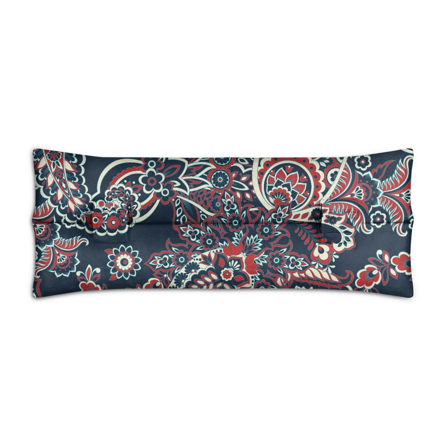 Mandala Inspired Paisley Heart Surgery Recovery Pillow - Lightweight Travel-Friendly Car Seatbelt Cushion for Patients
