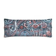 thumbnail image 1 of Mandala Inspired Paisley Heart Surgery Recovery Pillow - Lightweight Travel-Friendly Car Seatbelt Cushion for Patients, 1 of 7