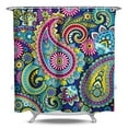 thumbnail image 1 of Mandala Inspired Paisley Shower Curtain 84x72 Inches Exotic Artistic Elegant Classic Waterproof Fade-Resistant Bath Curtain, 1 of 5