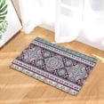 thumbnail image 1 of Mandala Kitchen Entrance Door Mat Coral Flannel Carpet Colorful Datura Indoor Floor Mats Non-Anti-Slip Rug, 1 of 6
