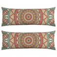 thumbnail image 1 of Mandala Long Body Pillow Cover – Soft & Breathable Meditation Fabric, Hidden Zipper, 20"x54", Psychedelic Trippy Print – Gift for Side Sleepers, Pregnancy, Zen Home Decor, 1 of 7