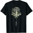 thumbnail image 1 of Mandala Lotus Unalome Tree of Life T-Shirt, 1 of 3