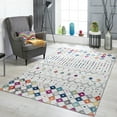 thumbnail image 1 of Mandala 6x9 Area Rug - Ultra Soft Vintage Area Rug for Bedroom, Living Room & Office | Traditional Machine Washable Rugs, Ideal for Indoor & Outdoor Use - White Gray & Multi, 1 of 8