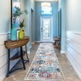 thumbnail image 1 of Mandala - Machine Washable Runner Rugs 2 x 8 - Stain Resistant Colorful Runner Rug Clearance - Durable Polyester Material Modern Home Rugs - for Bedroom, Dining Room, Living Room, Hallway, & Kitchen, 1 of 5