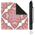 thumbnail image 1 of Mandala Mahjong Mat for Table, 31.5*31.5in Anti Slip American Mahjong Table Cloth, Noise Reduction, Neoprene Mah jongg Mat with Carrying Bag & 3 Dices, Mahjong Accessories Gift, Board Tile Games Mats, 1 of 7