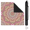 thumbnail image 1 of Mandala Mahjong Mat for Table, 31.5*31.5in Anti Slip American Mahjong Table Cloth, Noise Reduction, Neoprene Mah jongg Mat with Carrying Bag & 3 Dices, Mahjong Accessories Gift, Board Tile Games Mats, 1 of 7