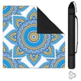 thumbnail image 1 of Mandala Mahjong Mat for Table, 31.5*31.5in Anti Slip American Mahjong Table Cloth, Noise Reduction, Neoprene Mah jongg Mat with Carrying Bag & 3 Dices, Mahjong Accessories Gift, Board Tile Games Mats, 1 of 7