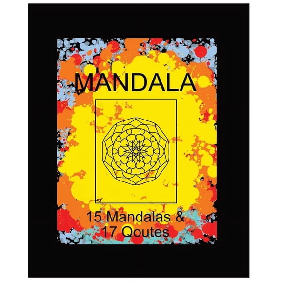 Mandala: Mandala - Coloring book - Relaxe & Paint (Series #1) (Paperback)