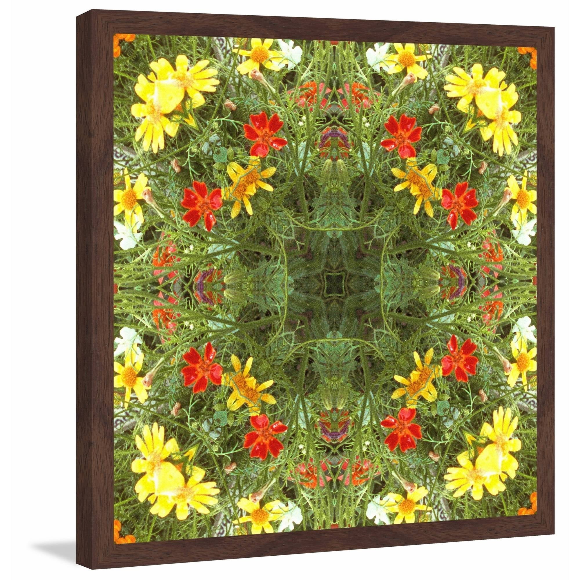"Mandala Marigold" Framed Painting Print