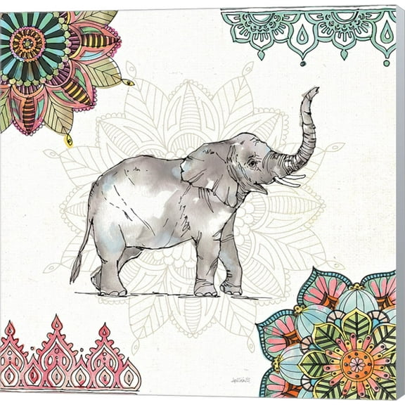 Mandala Morning III by Anne Tavoletti, Canvas Wall Art