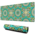 thumbnail image 1 of Mandala Mouse Mat for Office: Cute Design with Non-Slip Base, Stitched Edge & Waterproof Feature - Women's Best Choice, Small Size 31.5x11.8 Inch, 1 of 1