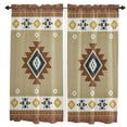 thumbnail image 1 of Mandala Pattern Ethnic Retro Curtain Home Decoration Living Room Short Curtains Window Treatments For Kitchen Bedroom, 1 of 7